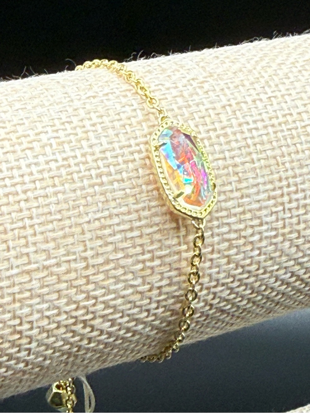 Kendra Scott 14k Gold-Plated Stone Slider Bracelet